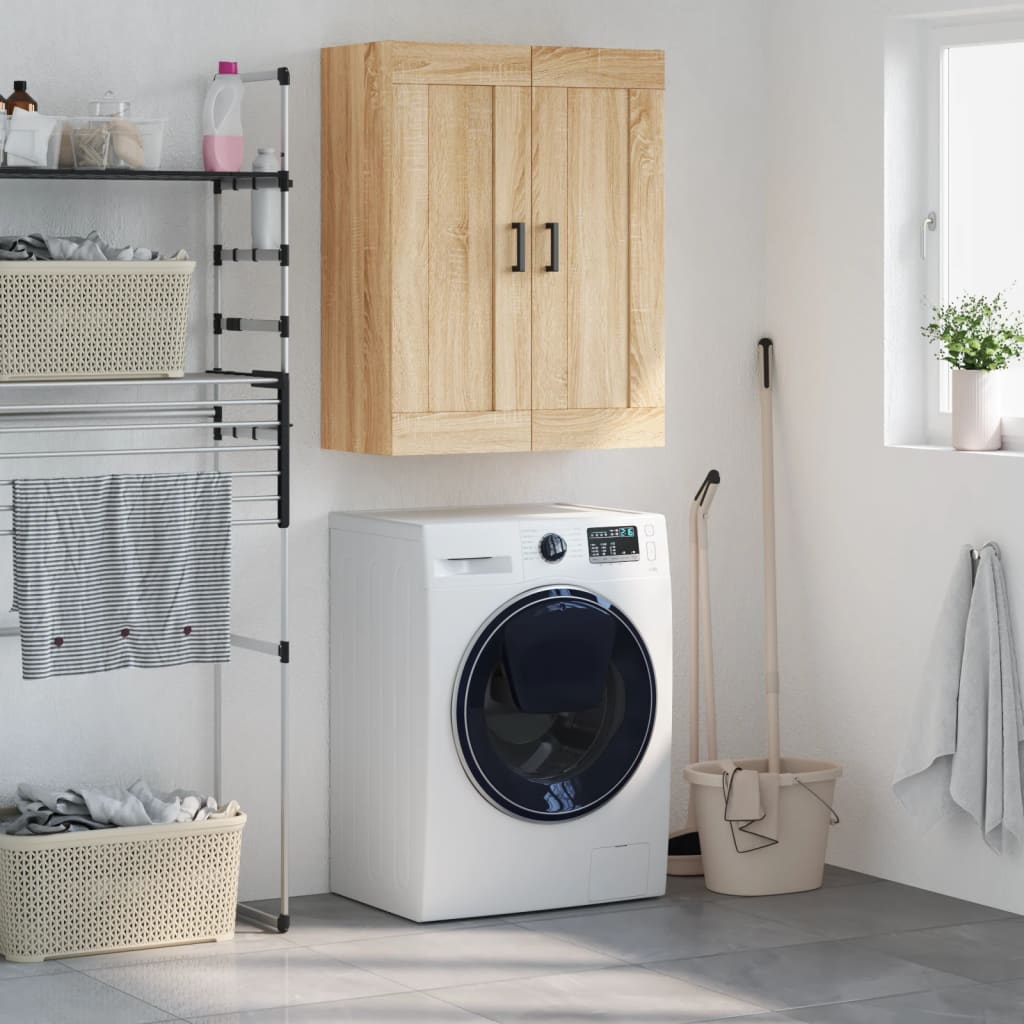 Wall Mounted Cabinet Sonoma Oak 69,5x34x90 cm Engineered Wood
