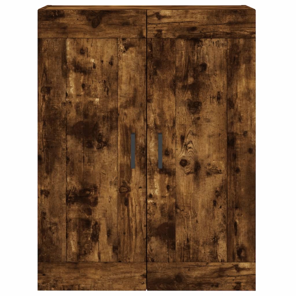 Wall Mounted Cabinet Smoked Oak 69,5x34x90 cm Engineered Wood