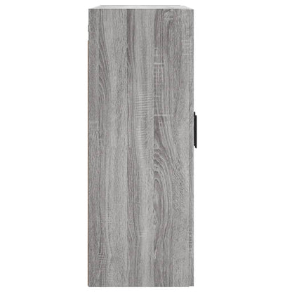 Wall Mounted Cabinet Grey Sonoma 69,5x34x90 cm Engineered Wood