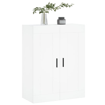 Wall Mounted Cabinet White 69,5x34x90 cm Engineered Wood