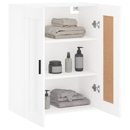 Wall Mounted Cabinet White 69,5x34x90 cm Engineered Wood