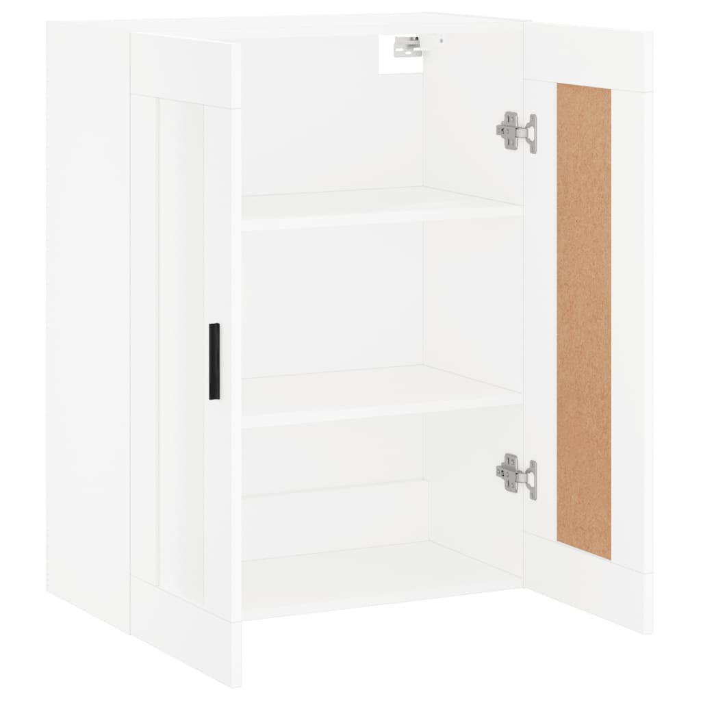 Wall Mounted Cabinet White 69,5x34x90 cm Engineered Wood