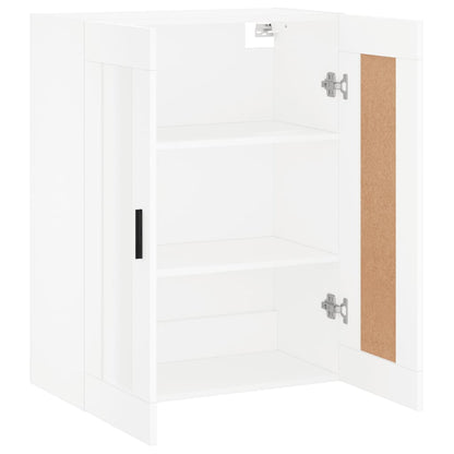 Wall Mounted Cabinet White 69,5x34x90 cm Engineered Wood