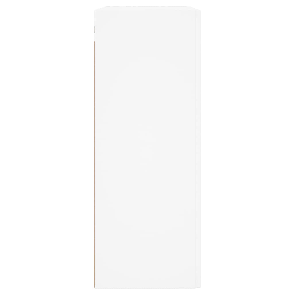 Wall Mounted Cabinet White 69,5x34x90 cm Engineered Wood