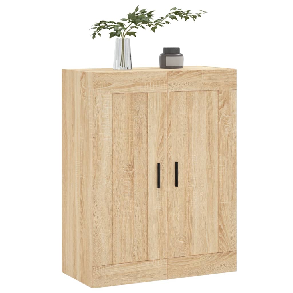 Wall Mounted Cabinet Sonoma Oak 69,5x34x90 cm Engineered Wood