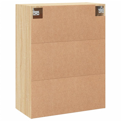 Wall Mounted Cabinet Sonoma Oak 69,5x34x90 cm Engineered Wood