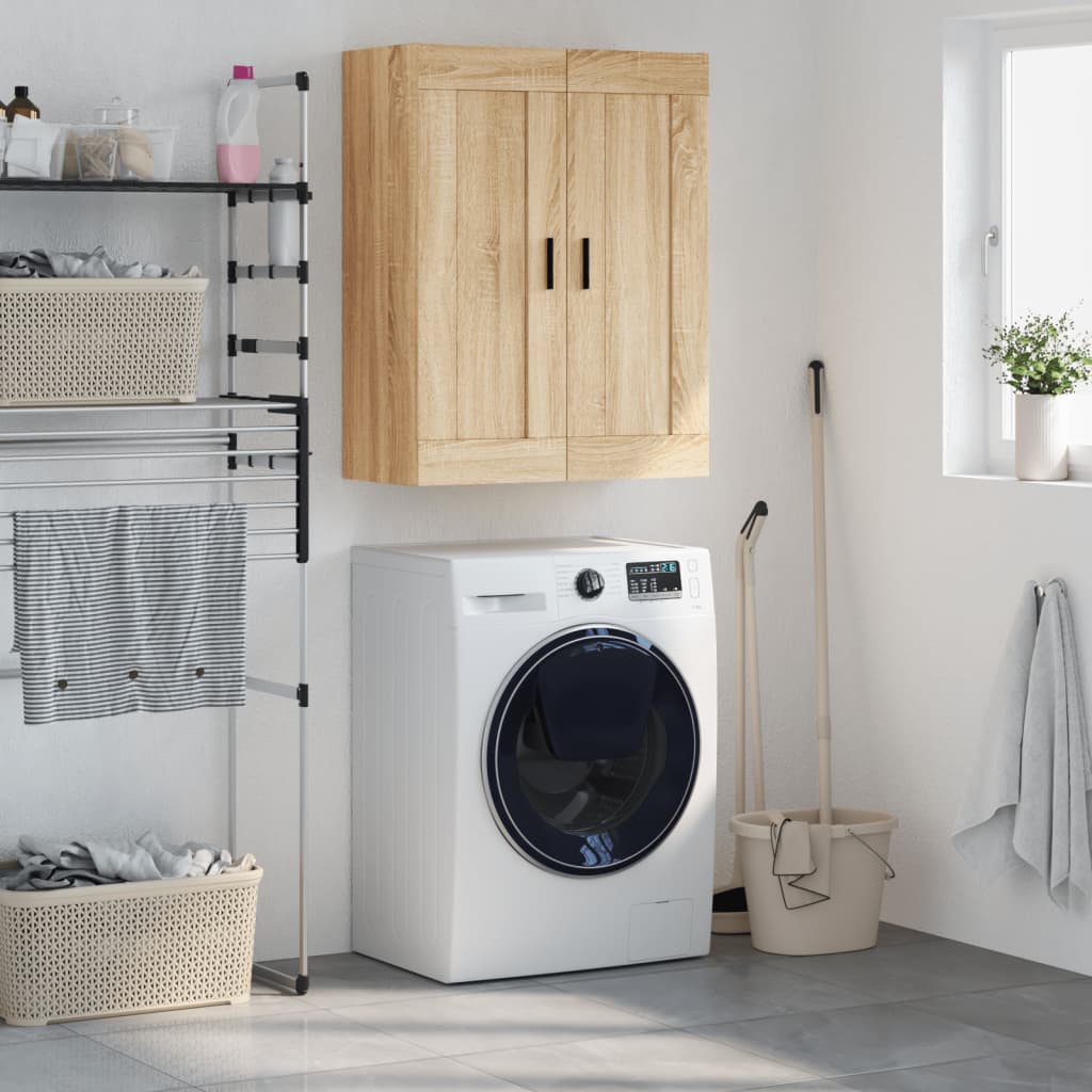 Wall Mounted Cabinet Sonoma Oak 69,5x34x90 cm Engineered Wood
