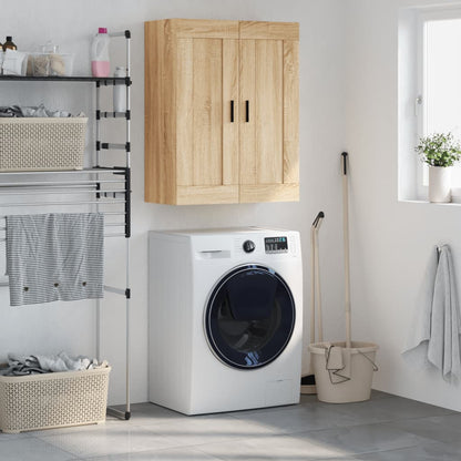 Wall Mounted Cabinet Sonoma Oak 69,5x34x90 cm Engineered Wood