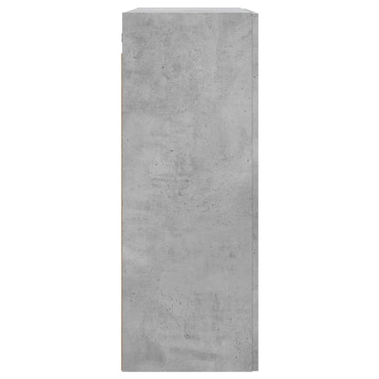 Wall Mounted Cabinet Concrete Grey 69,5x34x90 cm Engineered Wood