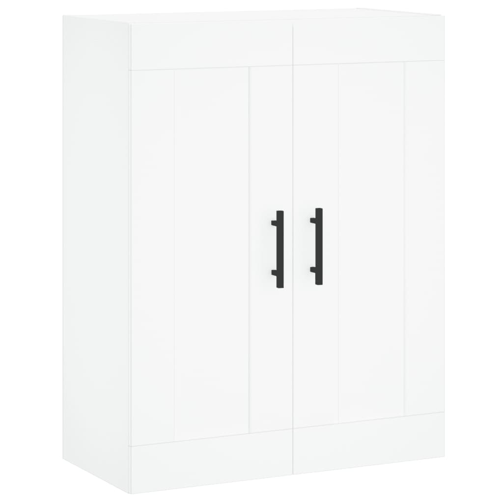 Wall Mounted Cabinet White 69,5x34x90 cm Engineered Wood
