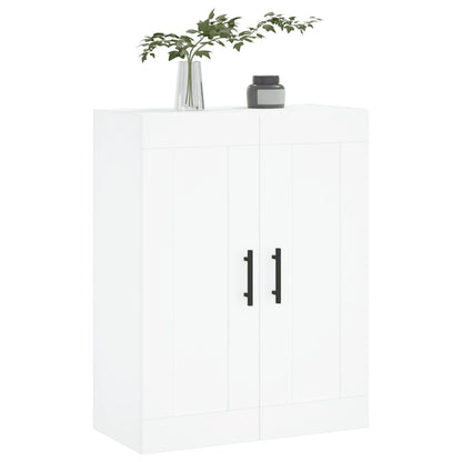 Wall Mounted Cabinet White 69,5x34x90 cm Engineered Wood