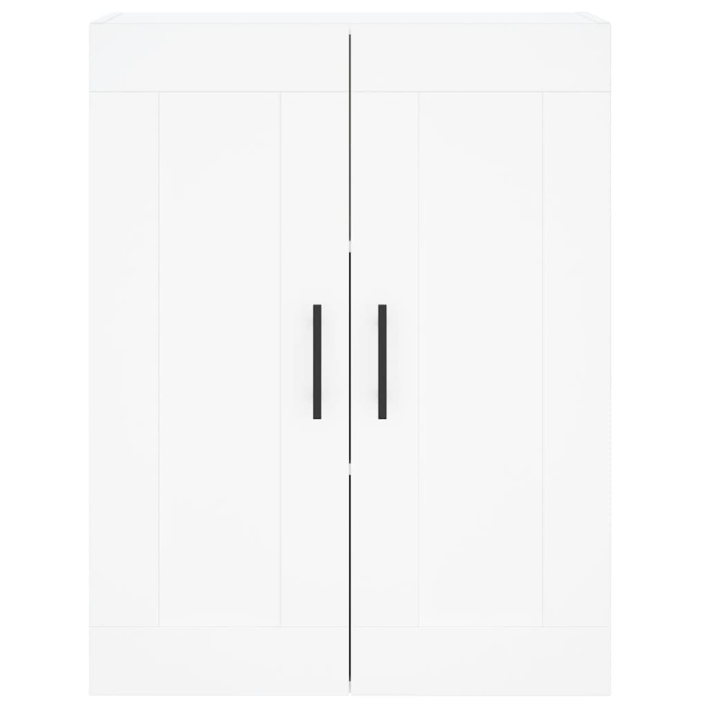 Wall Mounted Cabinet White 69,5x34x90 cm Engineered Wood