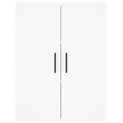 Wall Mounted Cabinet White 69,5x34x90 cm Engineered Wood