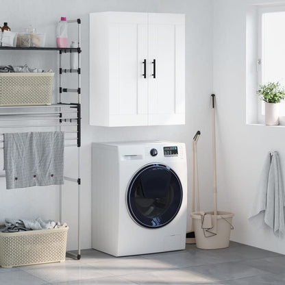 Wall Mounted Cabinet White 69,5x34x90 cm Engineered Wood