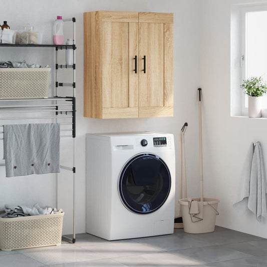 Wall Mounted Cabinet Sonoma Oak 69,5x34x90 cm Engineered Wood