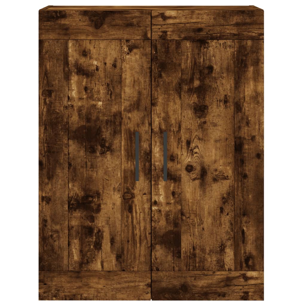 Wall Mounted Cabinet Smoked Oak 69,5x34x90 cm Engineered Wood