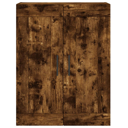 Wall Mounted Cabinet Smoked Oak 69,5x34x90 cm Engineered Wood