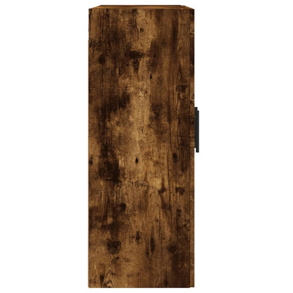 Wall Mounted Cabinet Smoked Oak 69,5x34x90 cm Engineered Wood