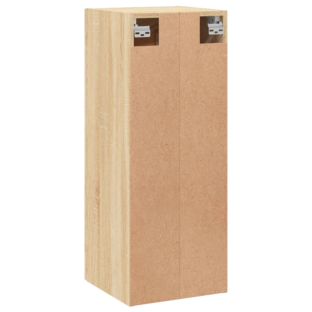 Wall Mounted Cabinet Sonoma Oak 34.5x34x90 cm Engineered Wood