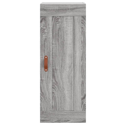 Wall Mounted Cabinet Grey Sonoma 34.5x34x90 cm Engineered Wood