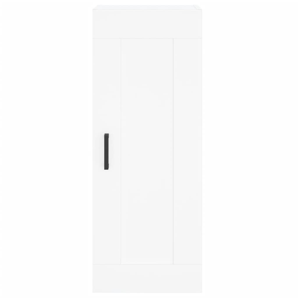 Wall Mounted Cabinet White 34.5x34x90 cm Engineered Wood