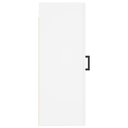 Wall Mounted Cabinet White 34,5x34x90 cm Engineered Wood