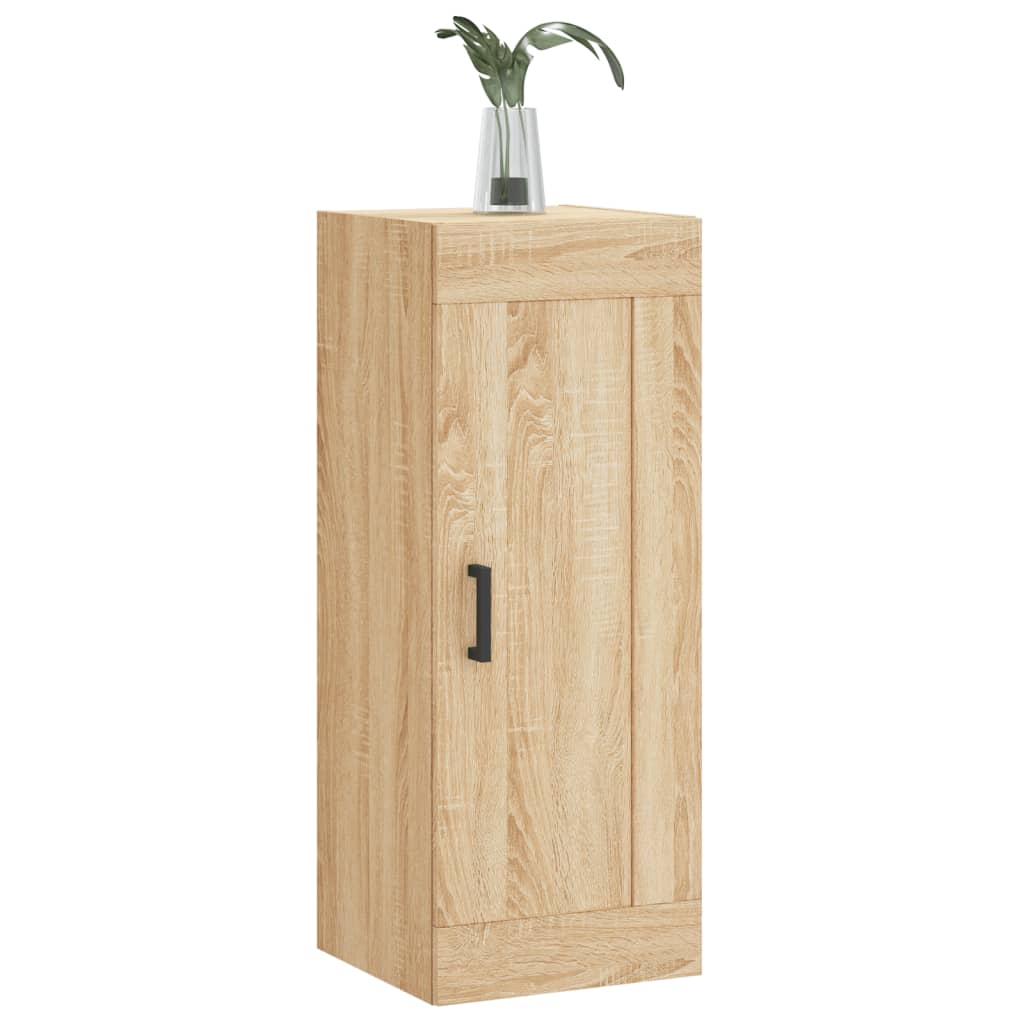 Wall Mounted Cabinet Sonoma Oak 34,5x34x90 cm Engineered Wood