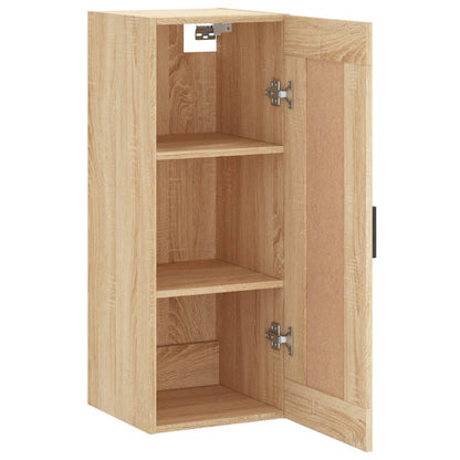 Wall Mounted Cabinet Sonoma Oak 34,5x34x90 cm Engineered Wood