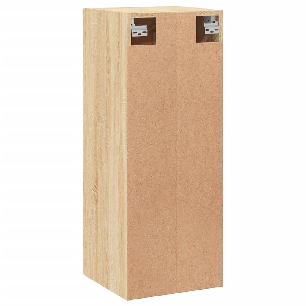 Wall Mounted Cabinet Sonoma Oak 34.5x34x90 cm Engineered Wood