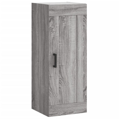 Wall Mounted Cabinet Grey Sonoma 34.5x34x90 cm Engineered Wood