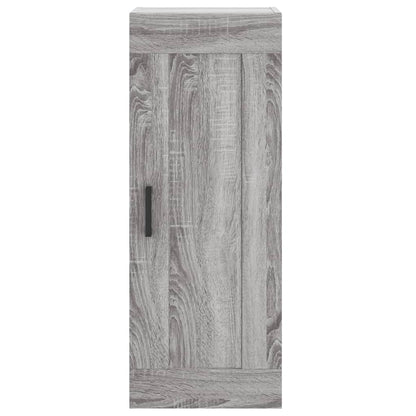 Wall Mounted Cabinet Grey Sonoma 34.5x34x90 cm Engineered Wood