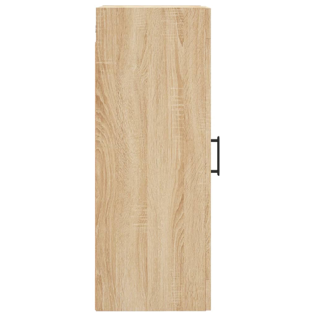 Wall Mounted Cabinet Sonoma Oak 34.5x34x90 cm Engineered Wood