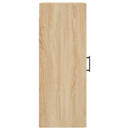 Wall Mounted Cabinet Sonoma Oak 34.5x34x90 cm Engineered Wood