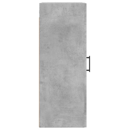Wall Mounted Cabinet Concrete Grey 34.5x34x90 cm Engineered Wood