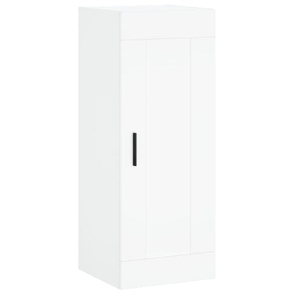 Wall Mounted Cabinet White 34,5x34x90 cm Engineered Wood