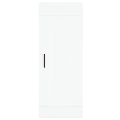 Wall Mounted Cabinet White 34,5x34x90 cm Engineered Wood