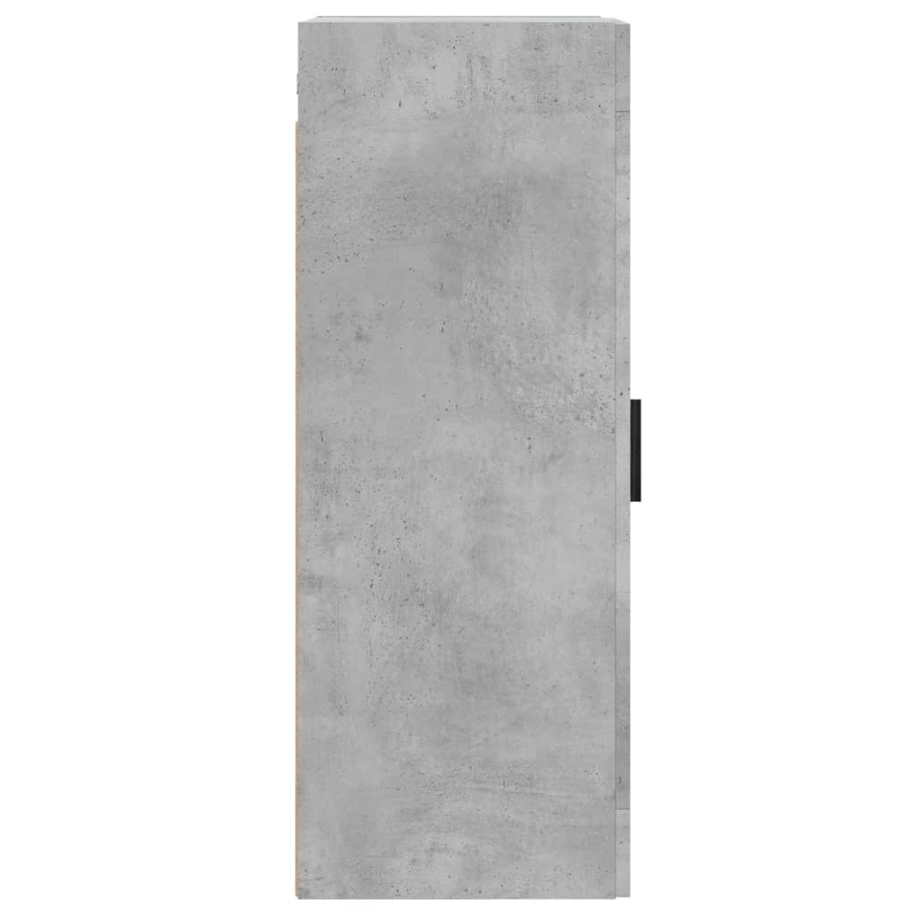 Wall Mounted Cabinet Concrete Grey 34.5x34x90 cm Engineered Wood