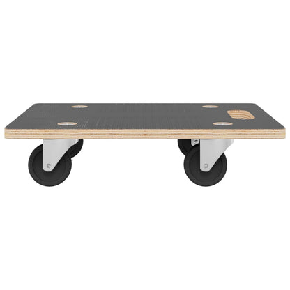 Transport Trolleys 2 pcs Rectangular 60x40x11.5 cm