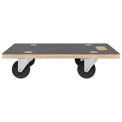 Transport Trolleys 2 pcs Rectangular 80x55x11.5 cm