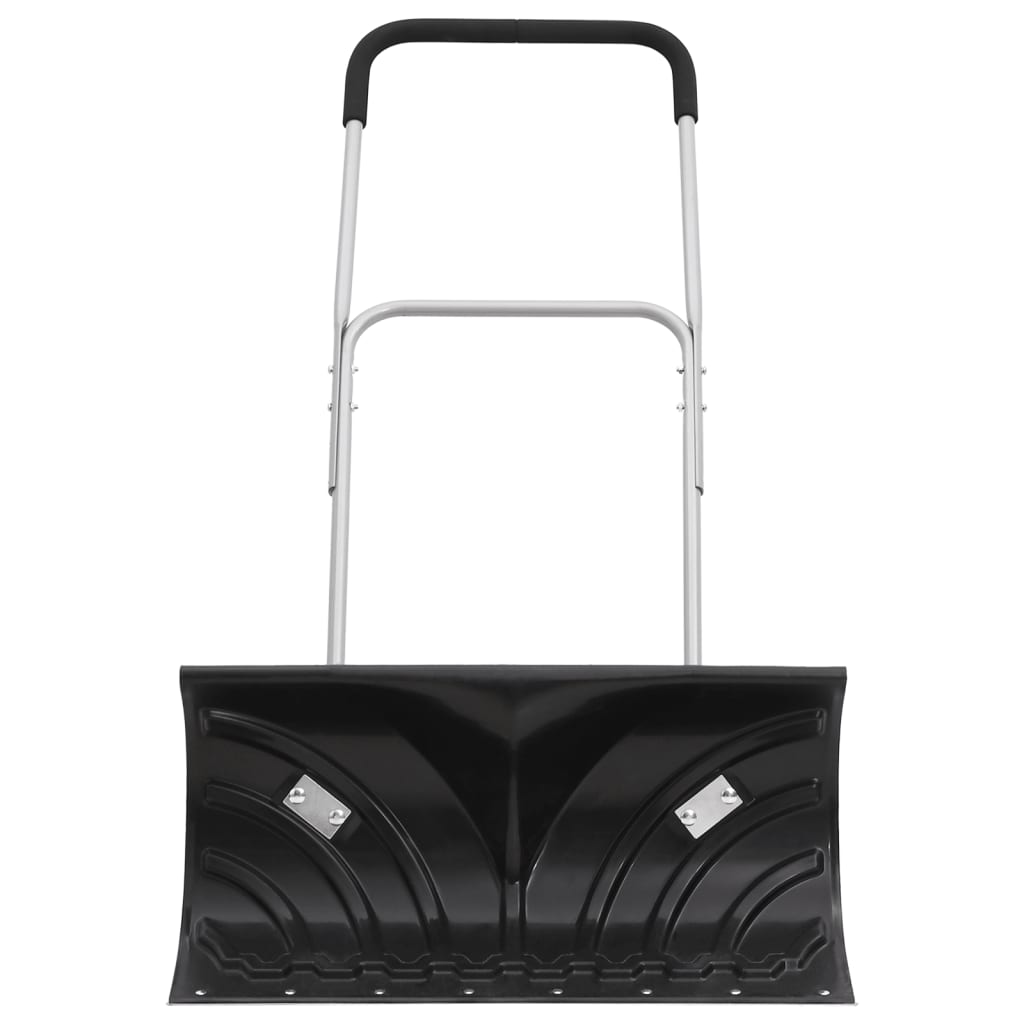 Snow Shovel with Extendable Handle Black 66 cm Blade Steel