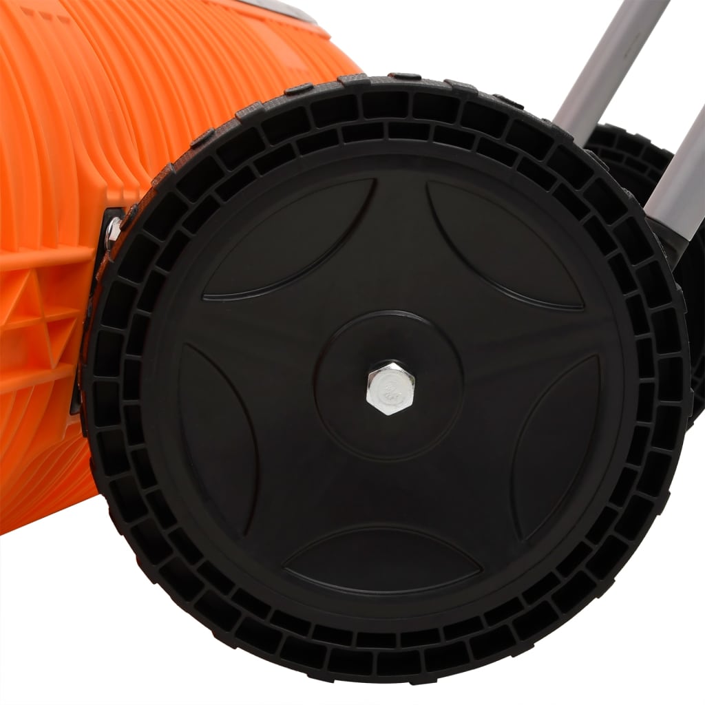 Snow Shovel with Extendable Handle Orange 96 cm Blade Steel