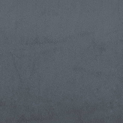 Day Bed without Mattress Dark Grey 90x190 cm Single Velvet