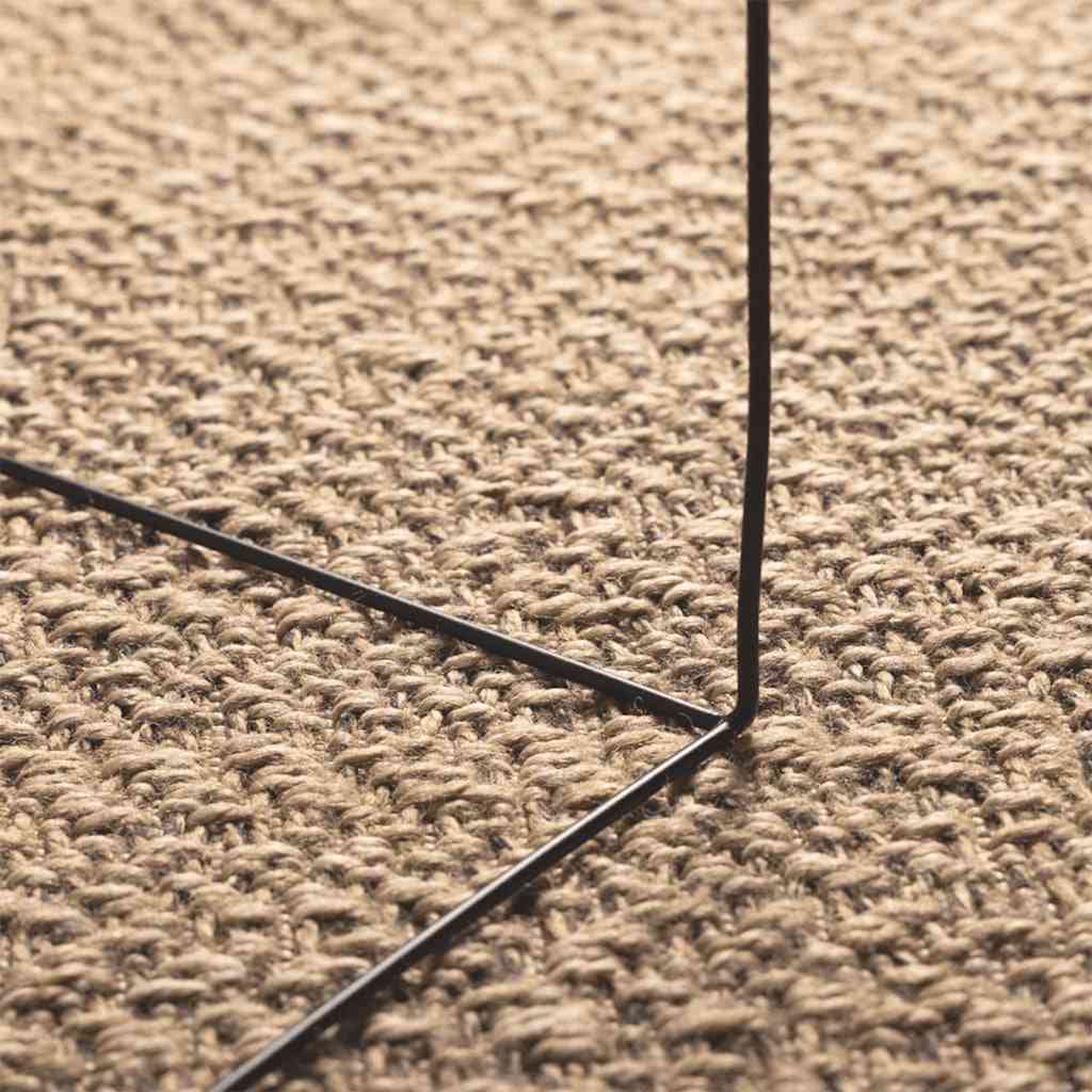 Rug ZIZUR 80x150 cm Jute Look Indoor and Outdoor