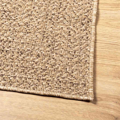 Rug ZIZUR 80x150 cm Jute Look Indoor and Outdoor