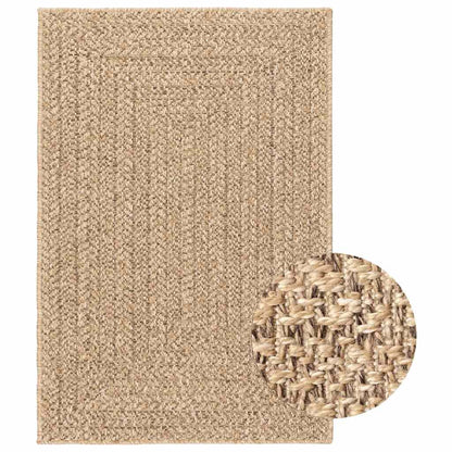 Rug ZIZUR 120x170 cm Jute Look Indoor and Outdoor