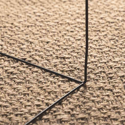 Rug ZIZUR 120x170 cm Jute Look Indoor and Outdoor
