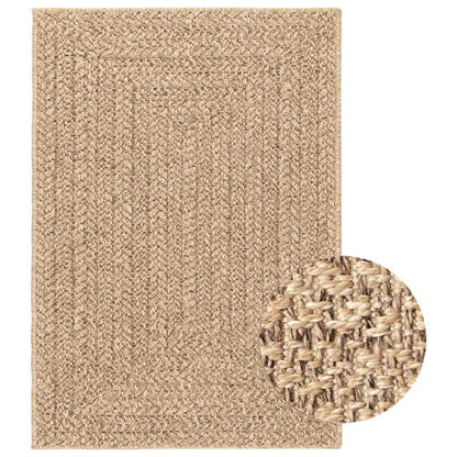 Rug ZIZUR 160x230 cm Jute Look Indoor and Outdoor