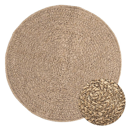 Rug ZIZUR 90 cm Jute Look Indoor and Outdoor