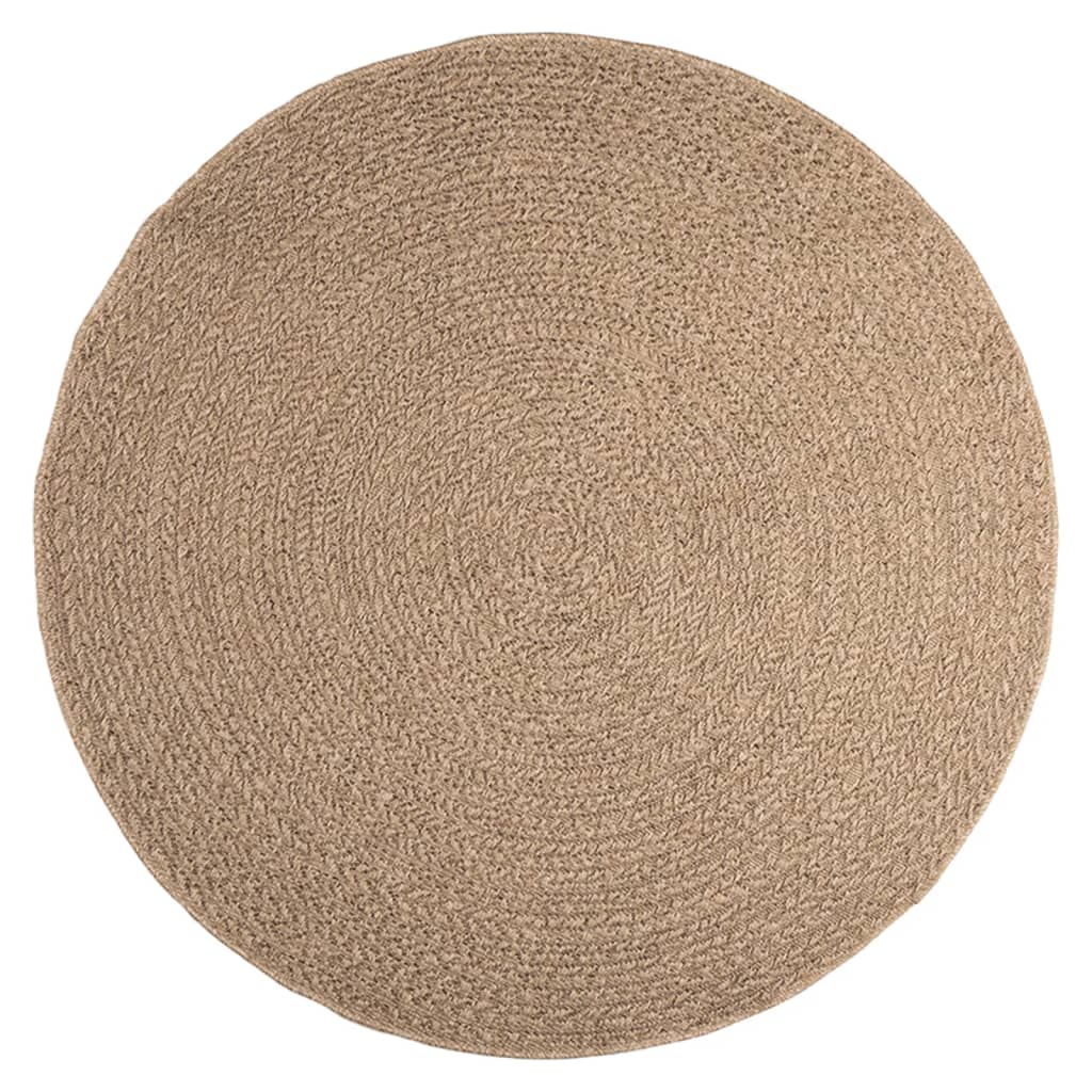 Rug ZIZUR 160 cm Jute Look Indoor and Outdoor