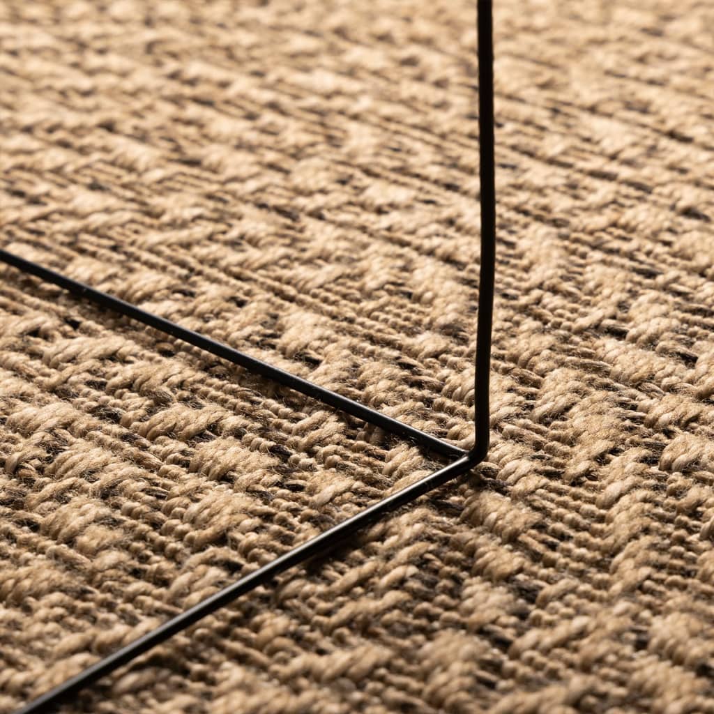 Rug ZIZUR 160 cm Jute Look Indoor and Outdoor